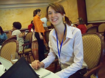 Elisabeth at the Regional Child Protection Network meeting in the Dominican Republic